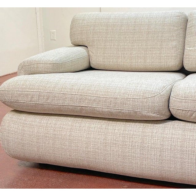 Preview Mid-Century Modern Vladimir Kagan by Preview 3 Piece Attached 'Sectional' Sofa For Sale - Image 4 of 11