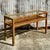 Late 20th Century Vintage Coastal Woven Rattan Console Table For Sale - Image 5 of 9