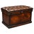Antique Hand-Dyed Leather Ottoman, 1920 For Sale - Image 9 of 9