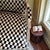 1960’s Polychromed Beechwood Louis XV Checker Upholstered Fauteuil For Sale - Image 14 of 17