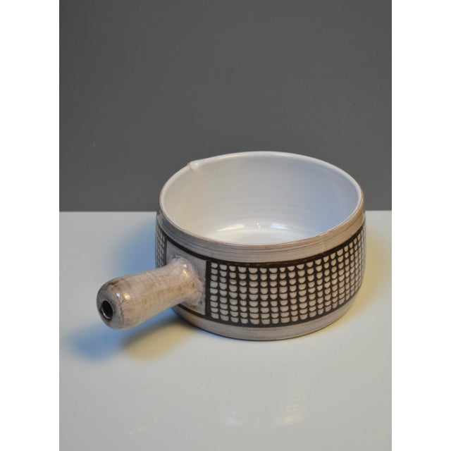 Handled Ceramic Bowl by Émile Masson, France, 1960s For Sale - Image 10 of 11