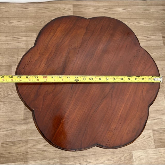 1990s Art Deco Style Table Nightstand Cabinet and Shelf Seven Seas by Hooker Furniture For Sale - Image 12 of 13