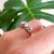 Vintage You and Me Ring in Gold, Platinum and Diamonds, Size 5.75 For Sale - Image 9 of 9