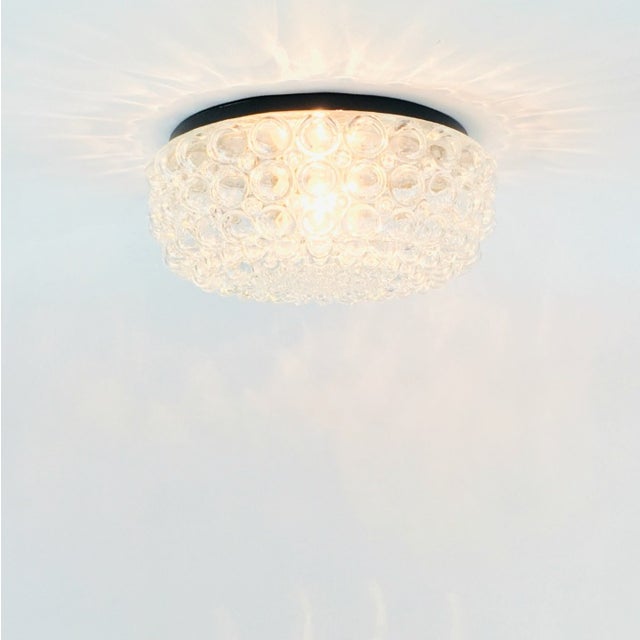 1960s 1960s Mid-Century Modern Bubble Glass Flush Mount/Ceiling Light by Helena Tynell for Limburg For Sale - Image 5 of 10