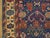 Late 19th Century 1890s Blue Navy Geometric Tribal Antique Caucasian Bidjov Rug Hand Knotted 3'7" X 6'6" Wool Carpet For Sale - Image 5 of 5