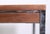 Mid Century Modern Chromed Steel Mahogany Veneer Table For Sale - Image 4 of 8