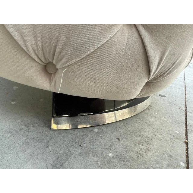 Early 21st Century Early 21st Century Luxury Living Tufted Back Lounge Chairs - A Pair For Sale - Image 5 of 13