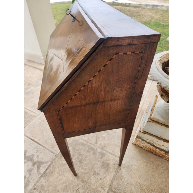 French 18th Century French Slant Front Desk For Sale - Image 3 of 16