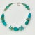 Rustic 1990s Vintage Southwestern Navajo Barse Sterling, Faux Turquoise Nugget & Lucite Beaded Necklace - 16” For Sale - Image 3 of 13