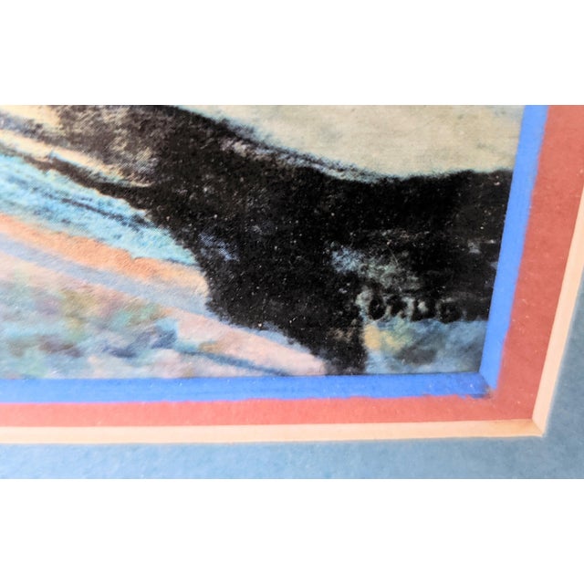 Wood Post Impressionist French "Derriere Le Miroir" by Pierre Bonnard Lithograph Framed For Sale - Image 7 of 8