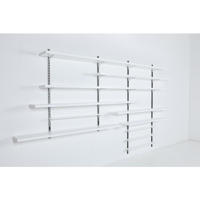 Mid-Century Modern Italian Modular Wall Shelving System, 1960s For Sale - Image 9 of 9