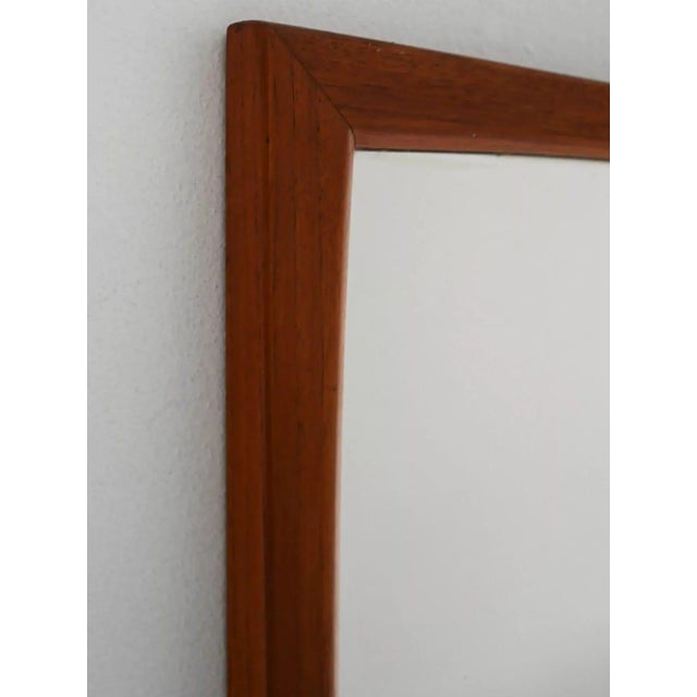 Danish Wall Mirror ​​in Teak by Aksel Kjersgaard, 1960s For Sale - Image 3 of 7