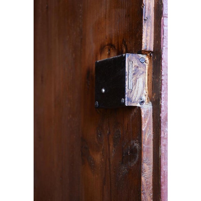 Czech Baroque Wardrobe in Painted Spruce, 1800s For Sale - Image 14 of 18