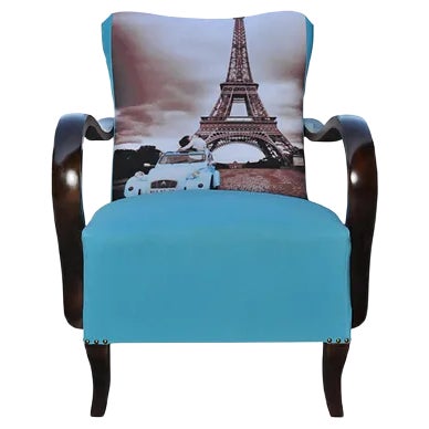 Art Deco Parisian Armchair, 1920s For Sale