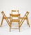 Vintage Vienna Straw and Wood Folding Chairs, Italy, 1970s, Set of 4 For Sale - Image 12 of 18