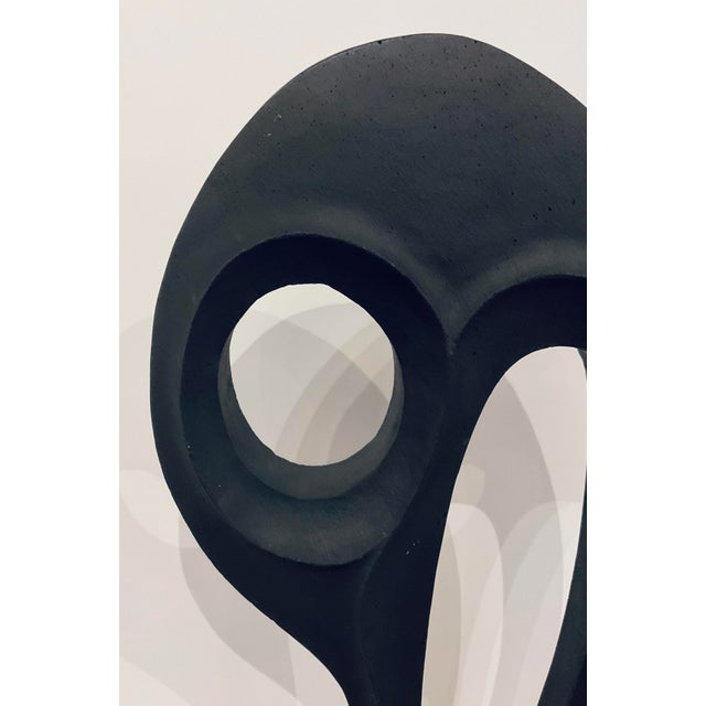 Modern Arteriors Modern Charcoal Ricestone Kenly Sculpture For Sale - Image 3 of 5