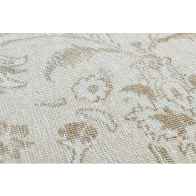 Persian 1970s Vintage Persian Handknotted Wool Orange Oversize Area Rug For Sale - Image 3 of 11