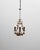 20th Century Italian Gilt Metal Tole Chandelier with Leaf Motif For Sale - Image 17 of 18
