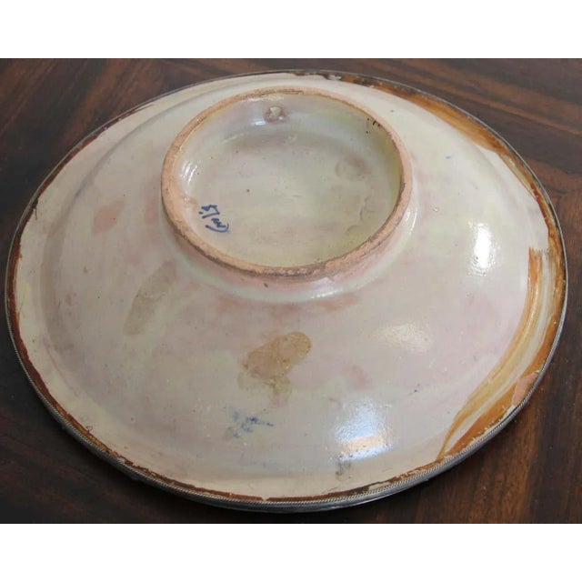 Handcrafted Moorish Moroccan Bleu de Fez decorative ceramic Bowl, dish. Ceramic bowl in Bleu de Fez, very nice designs...