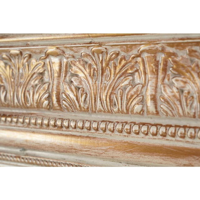 Brown Handmade Silvered Glass Wood Molding Wall Mirror For Sale - Image 8 of 10