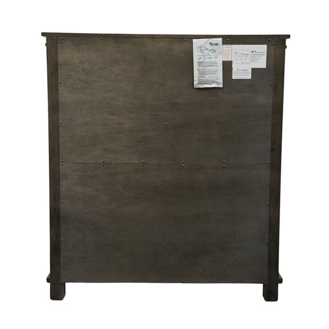 A-America Glacier Point Collection Solid New Zealand Pine 44" Double Chest - Greystone Finish For Sale - Image 11 of 13