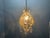 Crystal Beaded Light Pendant with Light Blue Murano Glass Tear Drops, 1960s For Sale - Image 6 of 13
