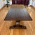Brown Wide Plank Trestle Dining Table For Sale - Image 8 of 8