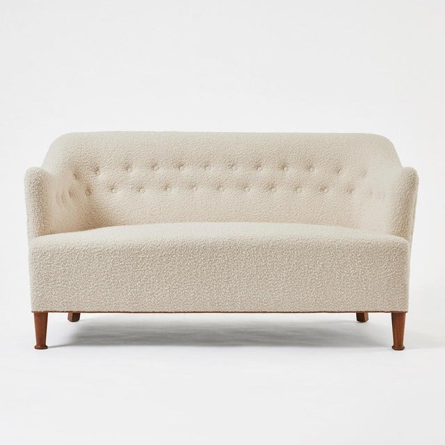 Danish Beige Sofa, 1950s For Sale - Image 3 of 6