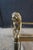 Brass Vintage Italian Regency Figural Brass Lion Head Round Glass Coffee Table 39" For Sale - Image 8 of 12
