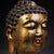 Bronze Monumental Vintage Gilt Bronze Buddha Head Sculpture - Large Asian Zen Decor, 20 LBS For Sale - Image 8 of 9