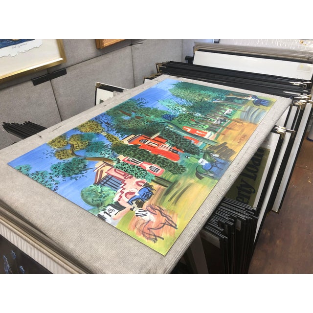 Raoul Dufy Paddock-deauville, 1960 For Sale In New York - Image 6 of 12
