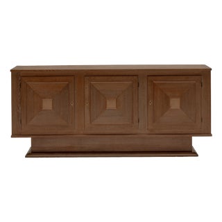 Mid-Century Modern French Oak Sideboard, 1950s For Sale