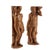 Carved Wooden Male Figures, Set of 2 For Sale - Image 10 of 10