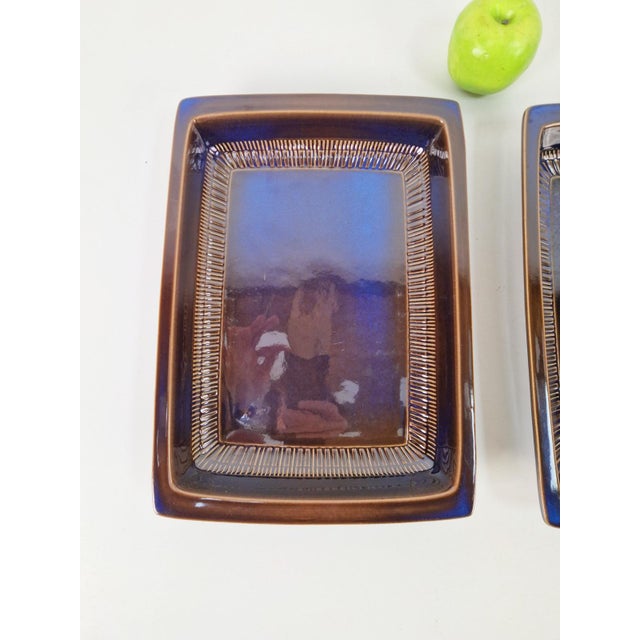 Blue Vintage Swedish Oven Dish by Berit Ternell for Gefle, 1960, Set of 2 For Sale - Image 8 of 12