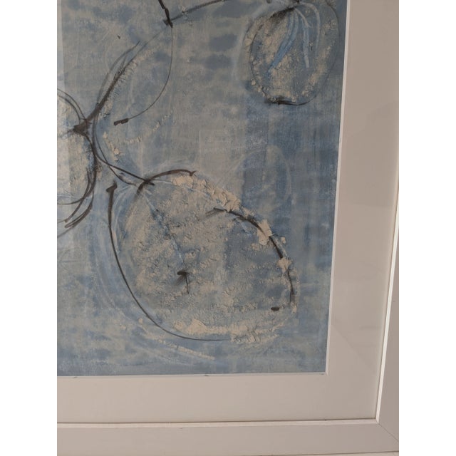 Signed and Framed Robert McCurdy Large Mixed Media Painting From Saks For Sale In Atlanta - Image 6 of 9