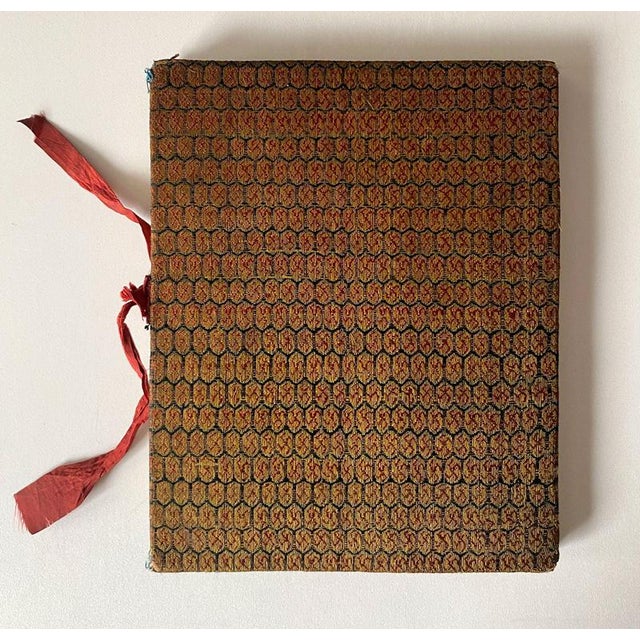 19th Century Chinese Qing Export School Album of Court Figure Paintings on Pith, Canton For Sale - Image 4 of 18