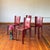 Frag Italian Postmodern Red Leather Dining Chairs For Sale In Portland, OR - Image 6 of 10