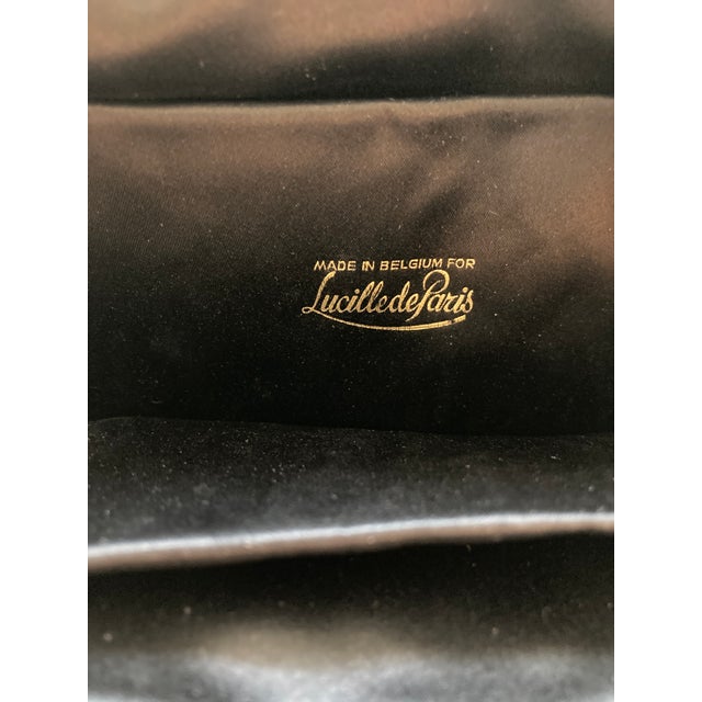 Hollywood Regency Vintage Lucille De Paris Beaded Evening Bag For Sale - Image 3 of 7