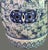 Ceramic Vintage Asian Ceramic Blue-White-Green Floral Garden Stool For Sale - Image 7 of 9