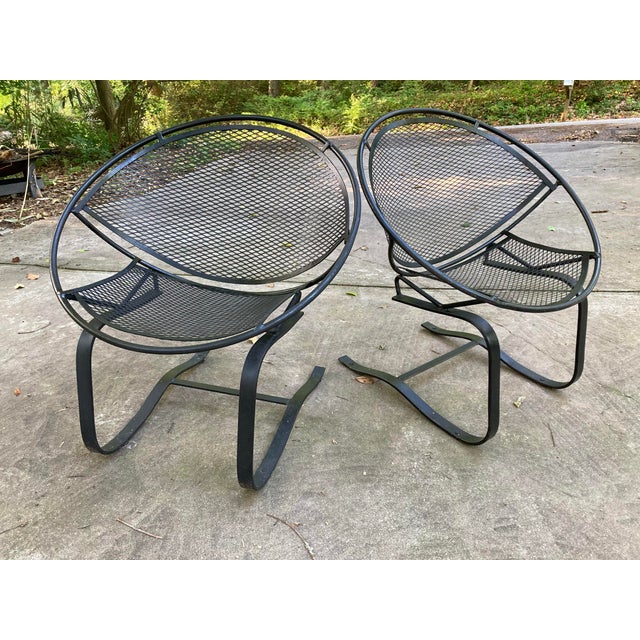 Mid 20th Century Tempestini for Salterini Cantilever Radar Chairs - A Pair, Attributed For Sale - Image 5 of 8