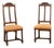 Pair of Spanish Colonial Carved Chairs For Sale