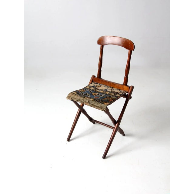 Antique Readsboro Chair MFG Co Folding Camp Chair For Sale - Image 12 of 13