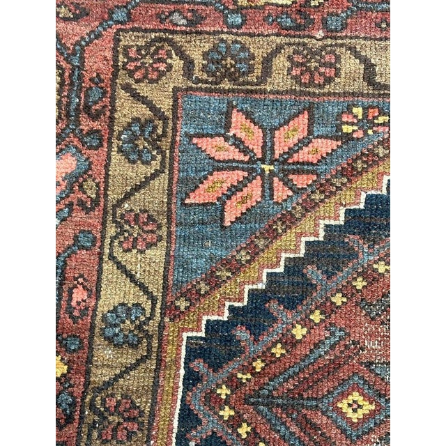 Brown Mid-Century Tribal Kurdish Rug, 1940s For Sale - Image 8 of 18