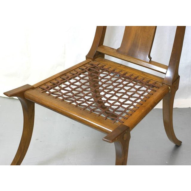 Saridis t.h. Robsjohn-Gibbings Klismos Chairs by Saridis, Athens For Sale - Image 4 of 11