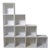 Original Modular Cube Bookcase, 1970s, Set of 10 For Sale