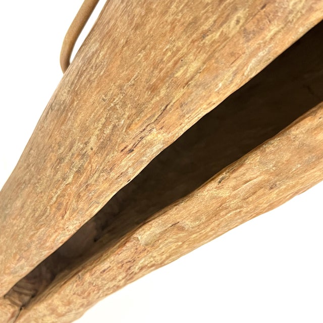 Wood Tribal Slit Drum Sculptural Accent Piece For Sale - Image 17 of 18