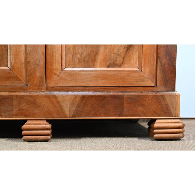 Louis Philippe Sideboard in Blond Walnut For Sale - Image 13 of 18