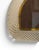20th Century Crescent-Shaped Photo Frame in Murano Glass and Brass by Tommaso Barbi, 1920s For Sale - Image 3 of 8