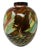 Black Large Vintage Peruvian Chulucanas Smoked Pottery Swan Sphere Vase For Sale - Image 8 of 12