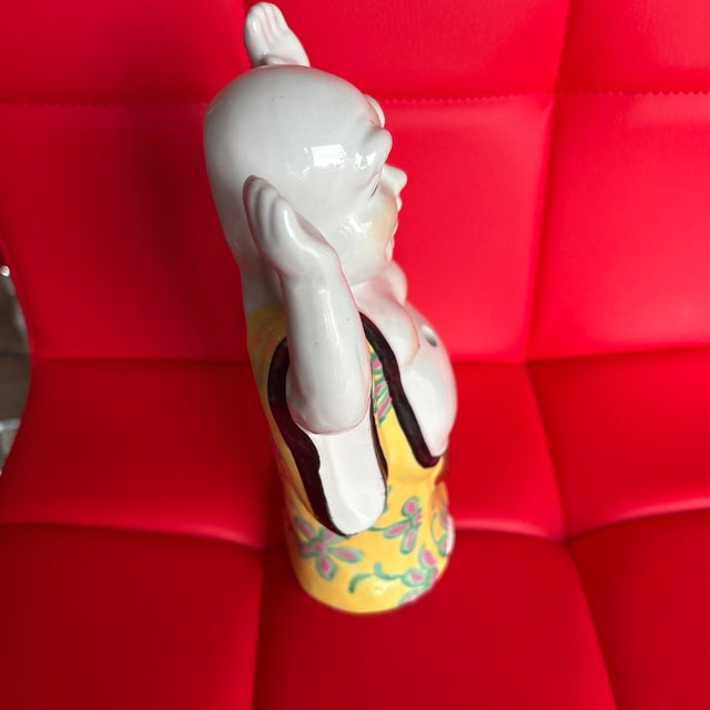 1980s 1980s Asian Porcelain Buddha For Sale - Image 5 of 8